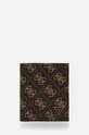 Кожаный кошелек Guess кожа коричневый SMVELE.LEA22
