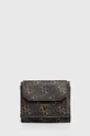 hnedá Kožená peňaženka Guess Pánsky