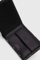 Δερμάτινο πορτοφόλι Guess μαύρο SMVELE.LEA24