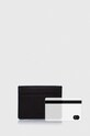 Calvin Klein etui na karty skórzane czarny K50K510876