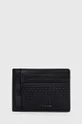 czarny Calvin Klein portfel skórzany Męski