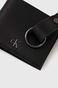 Кожен портфейл + ключодържател Calvin Klein Jeans K50K511201 черен