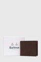 Шкіряний гаманець Barbour Padbury Billfold коричневий MLG0049
