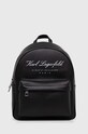 Karl Lagerfeld rucsac incape in A4 negru 235W3118