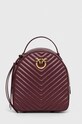 Kožený ruksak Pinko Answear Exclusive usňová koža burgundské 102530.A0GK