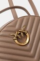 Pinko plecak damski skórzany Answear Exclusive brązowy 102530.A0GK