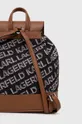 Рюкзак Karl Lagerfeld Основной материал: 73% Полиуретан, 24% Хлопок, 3% Полиэстер Подкладка: 100% Вторичный полиэстер