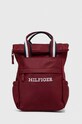 Tommy Hilfiger plecak dziecięcy tekstylny bordowy AU0AU01743.9BYX