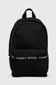 Batoh Tommy Jeans potisk černá AM0AM11175