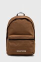 Tommy Hilfiger plecak nadruk brązowy AM0AM12112