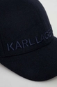 Karl Lagerfeld berretto da baseball blu navy