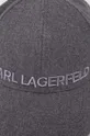 Karl Lagerfeld czapka z daszkiem szary