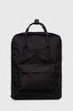 Рюкзак Fjallraven Re-Kanken гладкий чорний F23548