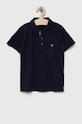 Guess tricouri polo din bumbac pentru copii uni bleumarin L2GP02.KAPY0.9BYX