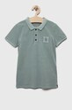 Bavlnené polo tričko Guess bavlna sivá L3YP01.KBV51.9BYX