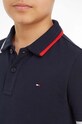 Tommy Hilfiger polo bawełniane dziecięce KB0KB08534.74.122.9BYX granatowy