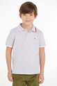 Tommy Hilfiger gyerek pamut póló pamut szürke KB0KB08534.128.176.9BYX
