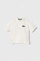 Lacoste polo in lana bambino/a con colletto bianco PJ1259