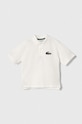 Lacoste polo in lana bambino/a con colletto bianco PJ1259