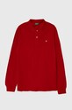United Colors of Benetton longsleeve bawełniany dziecięcy bawełna czerwony 3089C300Z.G.SEASONAL