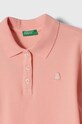 Băieți United Colors of Benetton tricou polo copii 3WG9C300X.G.SEASONAL roz