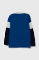 Detská bavlnená košeľa s dlhým rukávom United Colors of Benetton modrá