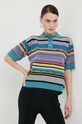 Βαμβακερό μπλουζάκι πόλο PS Paul Smith W2R.312N.L31062 πολύχρωμο AW23