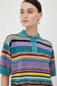 Βαμβακερό μπλουζάκι πόλο PS Paul Smith πολύχρωμο W2R.312N.L31062