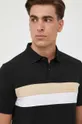 čierna Polo tričko Karl Lagerfeld