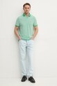 Tommy Hilfiger tricou polo MW0MW17770 verde SS25