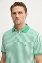 Tommy Hilfiger tricou polo verde MW0MW17770