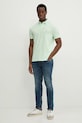 Tommy Hilfiger tricou polo MW0MW17770 verde SS25