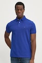 Tommy Hilfiger tricou polo albastru MW0MW17770