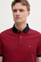 Îmbrăcăminte Tommy Hilfiger polo MW0MW17770 burgundia