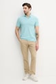 Πόλο Tommy Hilfiger MW0MW17770 τιρκουάζ SS25
