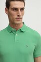 Поло Tommy Hilfiger зелёный MW0MW17770