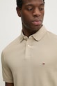 Tommy Hilfiger tricou polo bej MW0MW17770
