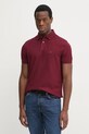 Tommy Hilfiger tricou polo burgundia MW0MW17770