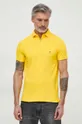Polo tričko Tommy Hilfiger žltá
