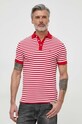 Odzież Tommy Hilfiger polo MW0MW17771 czerwony