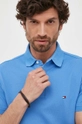 niebieski Tommy Hilfiger polo