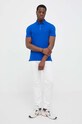 Tommy Hilfiger tricou polo MW0MW17771 albastru SS25