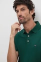 Polo tričko Tommy Hilfiger zelená MW0MW17771