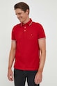 Πόλο Tommy Hilfiger κόκκινο MW0MW30750