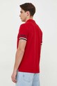 Odzież Tommy Hilfiger polo bawełniane MW0MW31549 czerwony