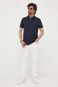 Tommy Hilfiger polo bawełniane MW0MW31684 granatowy AW23
