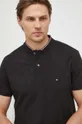 črna Bombažen polo Tommy Hilfiger