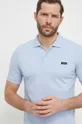modrá Polo tričko Calvin Klein Pánsky