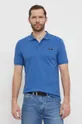 Polo tričko Calvin Klein modrá