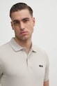 Polo majica Calvin Klein bež K10K111196